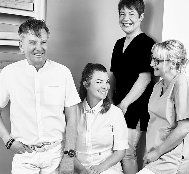 Dr. Jürgen Pietsch, DH Verena Pietsch, Christina und Melanie